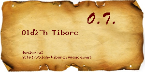 Oláh Tiborc névjegykártya